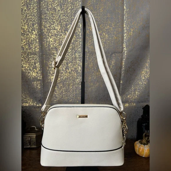 Elim & Paul Dome Crossbody Bag in Chalk - Picture 1 of 9